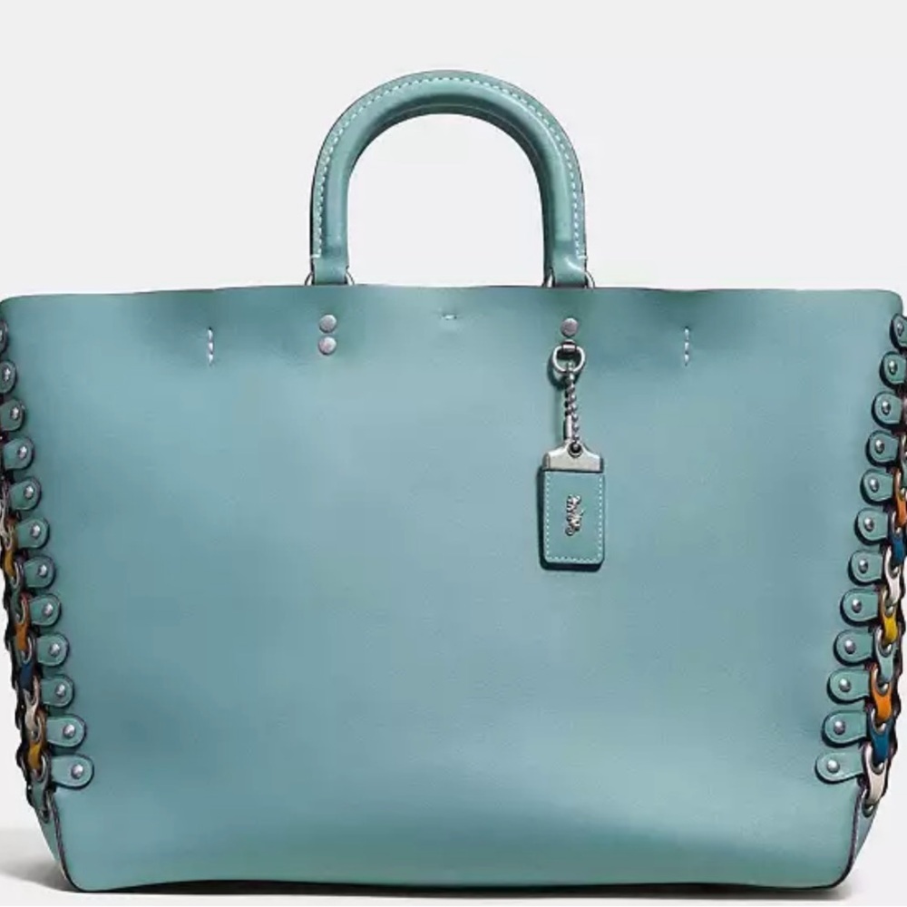 BNWT COACH ROGUE TOTE with COLOR-BLOCK